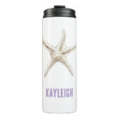 Beach White Starfish Thermosbecher (Vorderseite)
