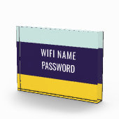 Beach Wifi Name und Kennwort Fotoblock (Rechts)