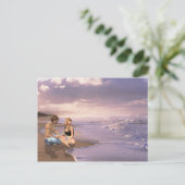 Beach, Will You Marry Postkarte (Stehend Vorderseite)
