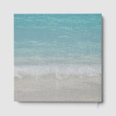 Beach Window with Ocean Surf  Gästebuch (Rückseite)