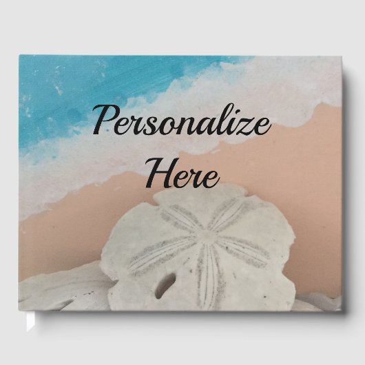 Beach Wish Seashells Gästebuch (Vorderseite)