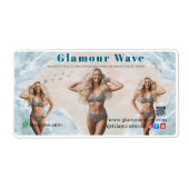 Beach Women in Swimwear Branding Boutique Summer  (Vorne)