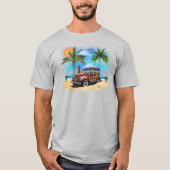 Beach Woody Wagon T - Shirt (Vorderseite)