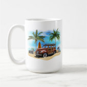 Beach Woody Wagon Tasse (Links)