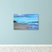 Beach Wrapped Canvas Leinwanddruck (Insitu (Holzboden))