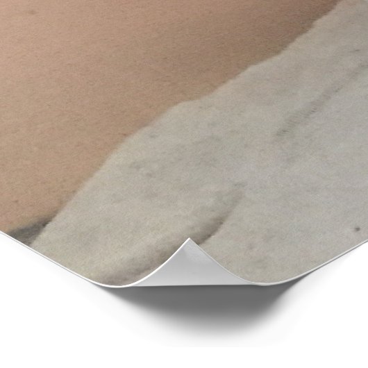 Beach wünscht poster (Ecke)