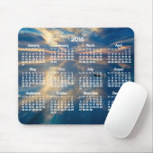 Beach Yearly Calendar 2016 Mouse Pad Mousepad (Mit Mouse)