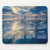 Beach Yearly Calendar 2016 Mouse Pad Mousepad (Vorne)