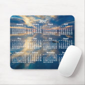 Beach Yearly Calendar 2017 Mouse Pad Mousepad (Mit Mouse)
