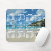 Beach Yearly Calendar 2017 Mouse Pads Mousepad (Mit Mouse)