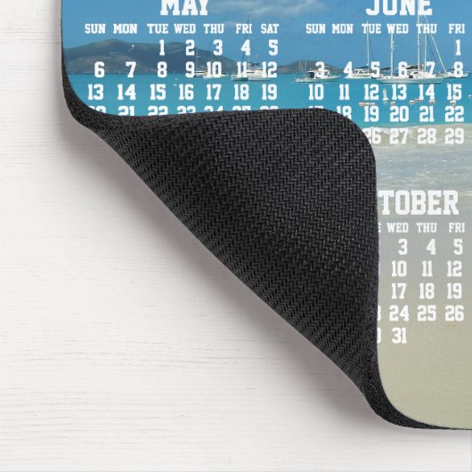 Beach Yearly Calendar 2018 Mouse Pads Mousepad (Ecke)