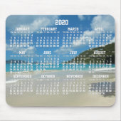 Beach Yearly Calendar 2020 Mouse Pads Mousepad (Vorne)