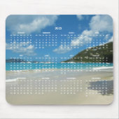 Beach Yearly Calendar 2023 Mouse Pad Mousepad (Vorne)