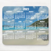 Beach Yearly Calendar 2023 Mouse Pads Mousepad (Vorne)
