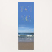 Beach Yoga Mat (Text anpassbar) Yogamatte (Vorderseite)