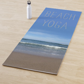 Beach Yoga Mat (Text anpassbar) Yogamatte