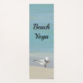 Beach Yoga Royal Tern Seabird Posing Yogamatte (Vorderseite)