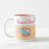 BEACH ZEIT! Boynton Zweifarbige Tasse (Links)