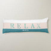 BEACH Zeit Wasserfarbe aquamarin Doppelseitig Seitenschläferkissen (Rückseite)