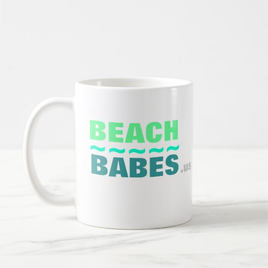 BEACHBABES.us Tasse (Links)