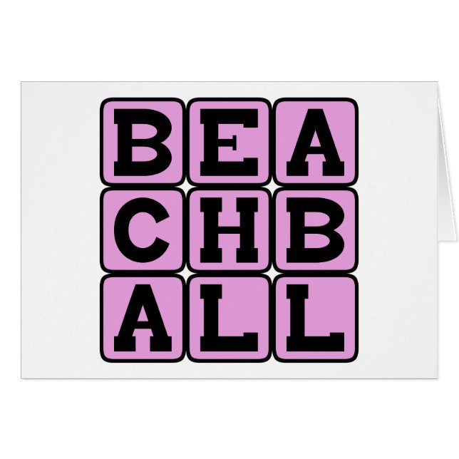 Beachball, Beach Toy (Vorderseite (Horizontal))