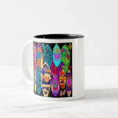 Beachboys Surfin USA Zweifarbige Tasse (Vorderseite Links)