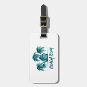 Beachbum-Gepäckmarke Gepäckanhänger (Vorderseite vertikal)