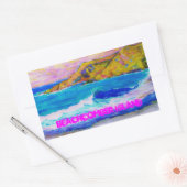 Beachcomber Island Rechteckiger Aufkleber (Umschlag)