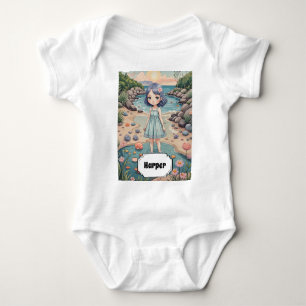 Beachcomber's Bliss Personalisiert Baby Strampler