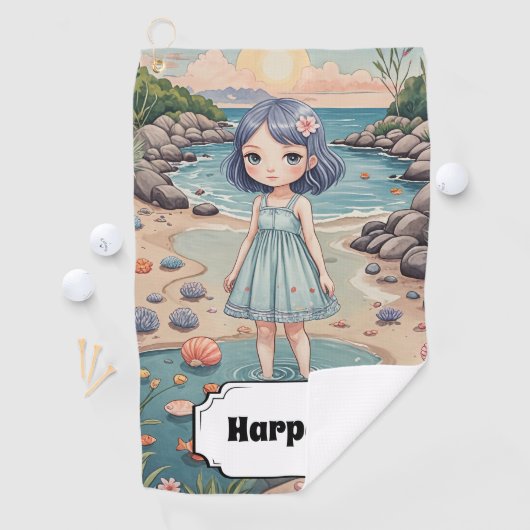 Beachcomber's Bliss Personalisiert Golfhandtuch (Insitu)