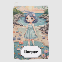Beachcomber's Bliss Personalisiert Golfhandtuch