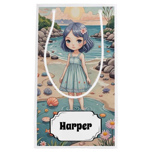 Beachcomber's Bliss Personalisiert Kleine Geschenktüte (Vorderseite)