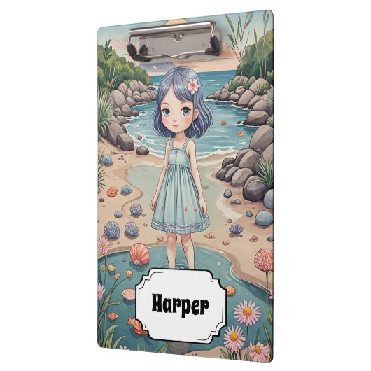 Beachcomber's Bliss Personalisiert Klemmbrett (Links)