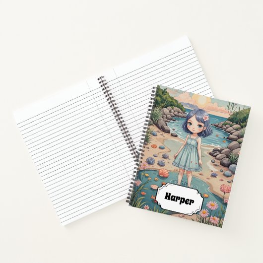 Beachcomber's Bliss Personalisiert Notizblock (Innenseite)