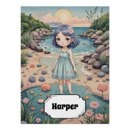 Beachcomber's Bliss Personalisiert Poster