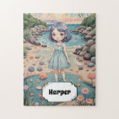 Beachcomber's Bliss Personalisiert Puzzle (Vertikal)