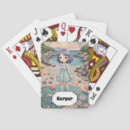 Beachcomber's Bliss Personalisiert Spielkarten