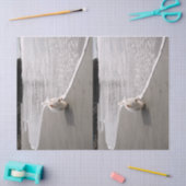 Beachcoming Westie Foto Tissue Paper Seidenpapier (Basteln)