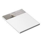 Beachcoming White Westie Dog Foto Stationery Notizblock (angewinkelt)