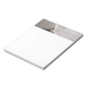 Beachcoming White Westie Dog Foto Stationery Notizblock (Rotiert)