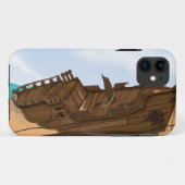 Beached Shipwreck Case-Mate iPhone Hülle (Rückseite (Horizontal))