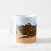 Beached Shipwreck Kaffeetasse (Vorderseite Links)