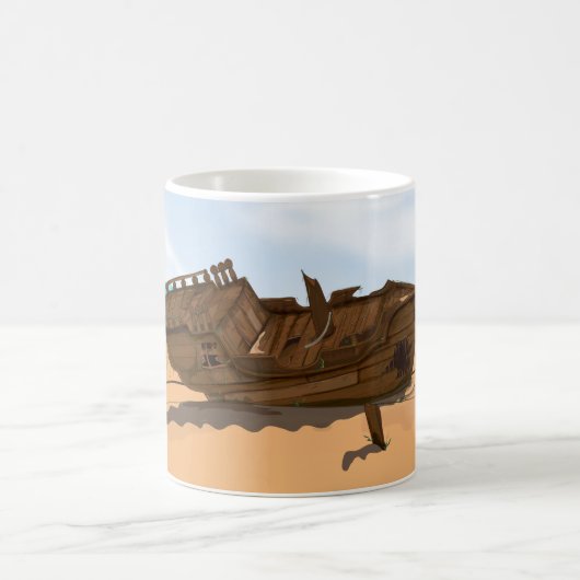 Beached Shipwreck Kaffeetasse (Mittel)