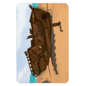 Beached Shipwreck Magnet (Vertikal)