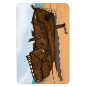 Beached Shipwreck Magnet (Vertikal)