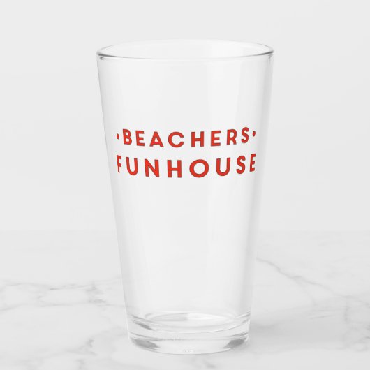 Beacher's Funhouse Glassware Glas (Vorderseite)