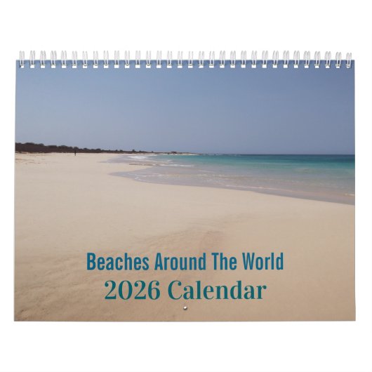 Beaches Around The World 2026 Calendar Kalender (Titelbild)