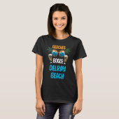 Beaches Booze Delray Beach Summer Vacation Party M T-Shirt (Vorne ganz)