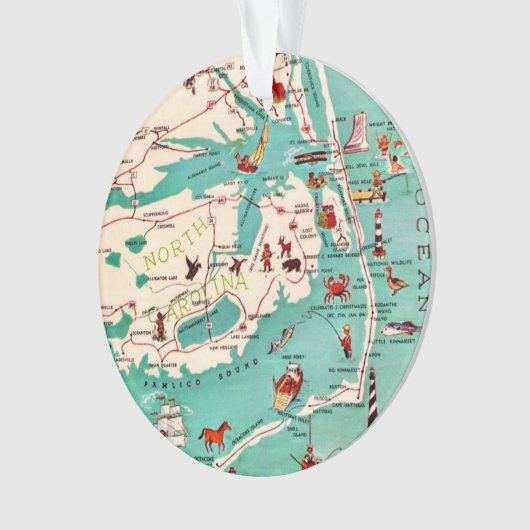 Beaches of the Outer Banks Ornament (Vorderseite)