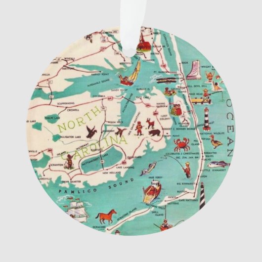 Beaches of the Outer Banks Ornament (Vorderseite)